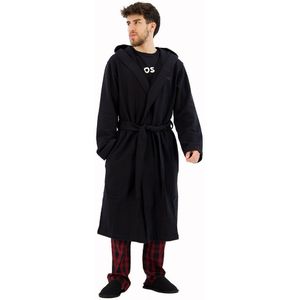 Boss French Robe 10251631 Dressing Gown Zwart S Man