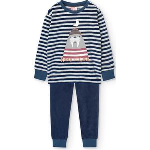 Boboli Velour Pyjama Met Lange Mouwen