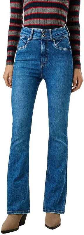 Pepe Jeans - Contour Flare - Hoogzittende Jeans
