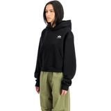 Alpha Industries - Basic Hoodie SL Wmn - Hoodie - Loose Fit - Zwart