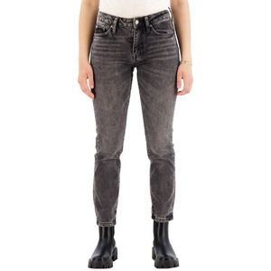 Superdry Vintage Mid Rise Slim Fit Jeans Grijs 28 / 32 Vrouw