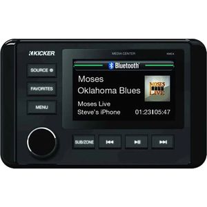 Kicker - KMC4 - Mediacentrum - Zwart - Bluetooth - Dual Zone