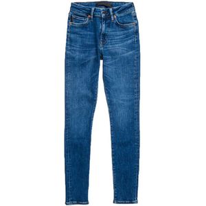 Superdry High Rise Skinny Jeans Blauw 24 / 30 Vrouw