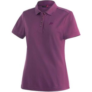 Maier Sports Ulrike Short Sleeve Polo Paars XS / Regular Vrouw