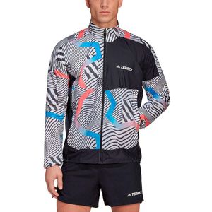 Adidas Trail Windbreaker Softshell Jacket Wit M Man
