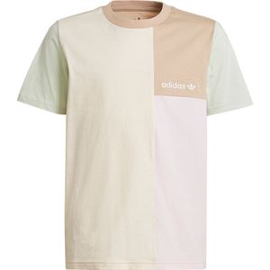 Adidas Originals Colorblock Short Sleeve T-shirt Beige 9-10 Years Jongen