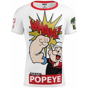 Otso Popeye Pop Art Short Sleeve T-shirt Wit M Man
