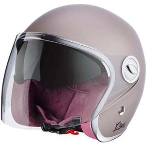 Stormer - Clyde - Open Helm - Vintage - ECE 2206 Goedgekeurd, Zonnevizier, Leer en Suède Voering, 1500 g