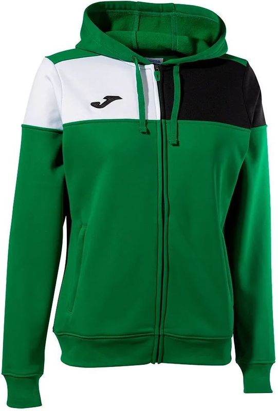 Joma - Crew V - Dames Trainingsjas met Kap - 100% Polyester
