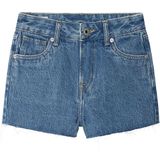 Pepe Jeans A-line Jr Hoge Taille Denim Shorts