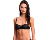 Emporio Armani - All Over Eagle - Balconette Bh - Unpadded