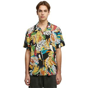 Urban Classics Viscose Aop Resort Short Sleeve Shirt Veelkleurig XL Man
