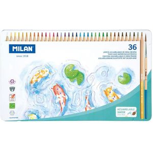 Milan Colored Pencils 3.5 Mm 36 Units Veelkleurig