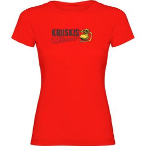 Kruskis Logo Classic Short Sleeve T-shirt Rood 2XL Vrouw