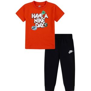 Nike Kids Soa Fleece Set Oranje,Zwart 3-4 Years