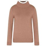 EA7 - 7W000698_AF17576 - Apres Ski Trui - Bruin - Wol en Acryl - Lange Mouwen