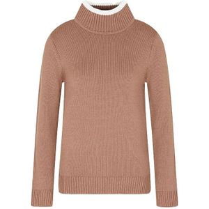 EA7 - 7W000698_AF17576 - Apres Ski Trui - Bruin - Wol en Acryl - Lange Mouwen