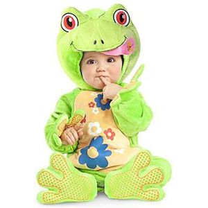 Viving Costumes Frog Junior Custom Groen 0-6 Months
