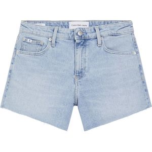 Calvin Klein - Short - Denim Light - MID RISE SHORT in 5-pocketsstijl