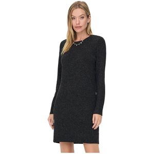 Only Rica Life Long Sleeve Short Dress Bruin XS Vrouw