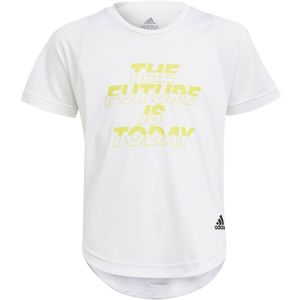 Adidas Xfg Primeblue Aeroready Short Sleeve T-shirt Wit 9-10 Years