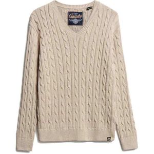 Superdry - Cable Trui - V-hals - Oversized