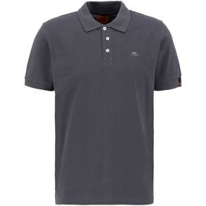 Alpha Industries - X-Fit Polo - Groen - Piqué - Regular Fit