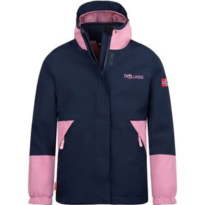 Trollkids Kjerag Jacket Zwart,Roze 110 cm Jongen