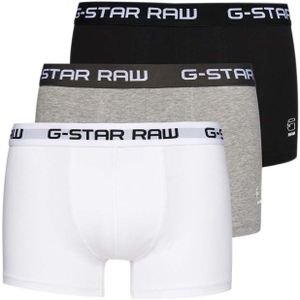 G-star Classic Boxer 3 Units Wit,Zwart,Grijs S Man