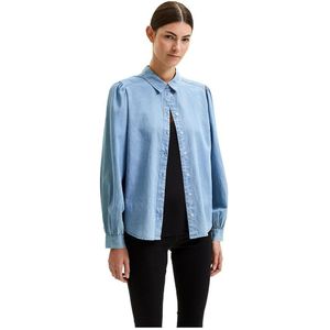 Selected Tammy Long Sleeve Shirt Blauw 36 Vrouw