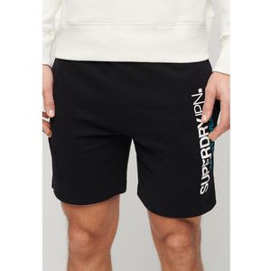 Superdry Sportswear Logo Loose Sweat Shorts Zwart 2XL Man
