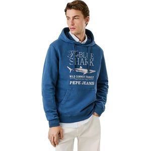 Pepe Jeans - PM5800039 - Sweater - Blauw - Casual - 100% Duurzaam Katoen