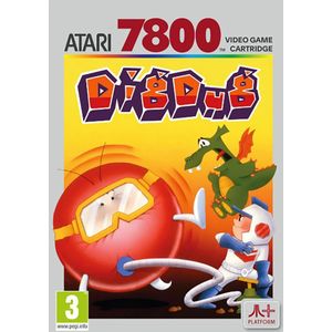 Atari 7800 Dig Dug Retro Spelcomputer