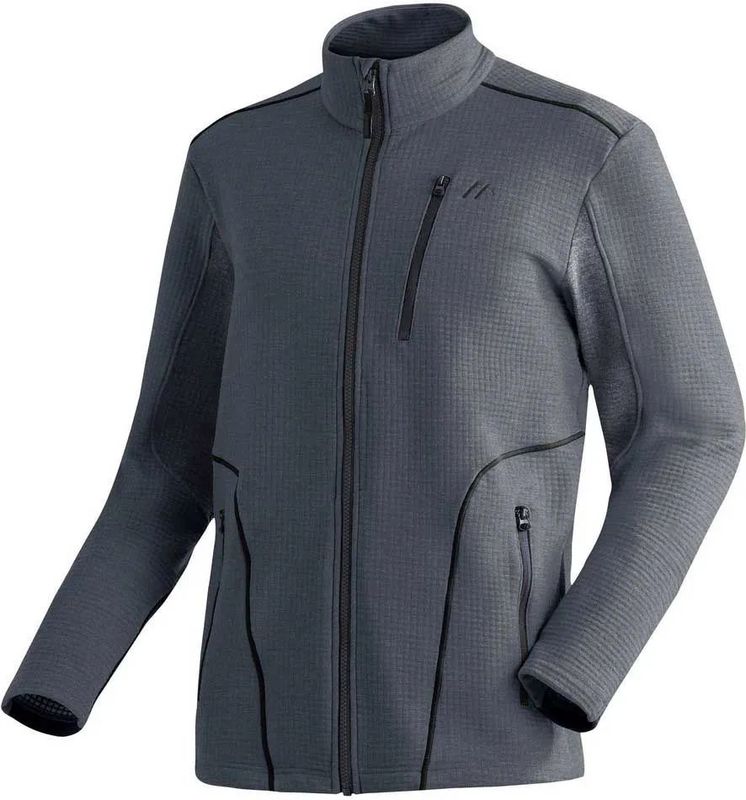 Heren - Midlayer - Grafiet - Ademend - Sneldrogend - Lange Mouwen