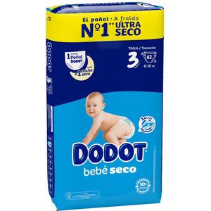 Dodot Stages Size 3 62 Units Diapers Transparant