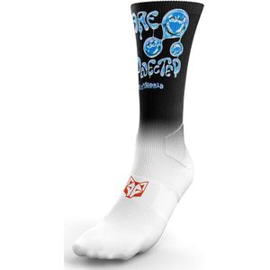 Otso Smileyworld Connected Long Socks Wit,Zwart EU 40-43 Man