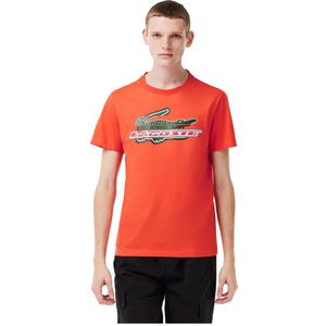 Lacoste Th5156 Short Sleeve T-shirt Oranje S Man