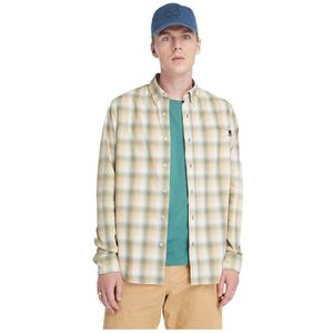 Timberland Check Poplin Long Sleeve Shirt Groen 3XL Man