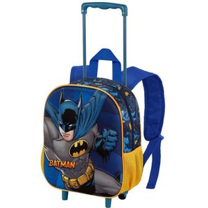 Karactermania Dc Comics Batman Night Small 3d Backpack With Wheels Blauw
