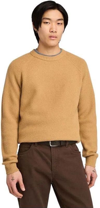 Timberland - Williams River - Katoenen Trui - Beige - Casual - Biologisch Katoen - Duurzaam