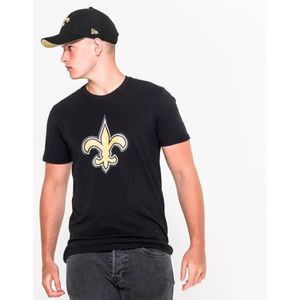 New Era - New Orleans Saints - T-shirt - Zwart - Katoen
