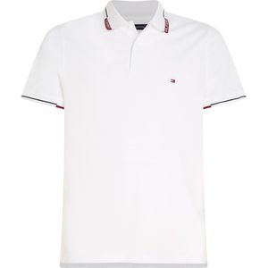 Tommy Hilfiger Collar Placement Reg Short Sleeve Polo Wit XL Man