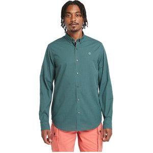 Timberland Micro Gingham Poplin Long Sleeve Shirt Groen XL Man