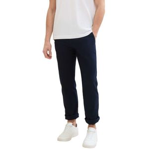 Tom Tailor Regular Cotton Linen Chino Pants Blauw 29 / 34 Man