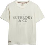 Superdry - Luxe Casual Relaxed T-shirt - Katoen - Korte Mouwen