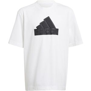 Adidas Future Icons Logo Piqué Short Sleeve T-shirt Wit 15-16 Years