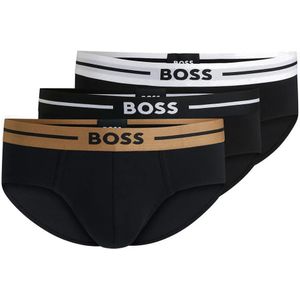 BOSS - Herenslip - Zwart - Katoen - Comfort Fit - Modern Ontwerp