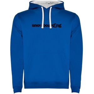 Kruskis Word Snowboarding Two-colour Hoodie Blauw 2XL Man