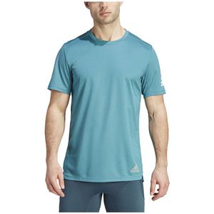 Adidas Run It Short Sleeve T-shirt Blauw L Man