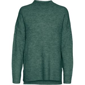 Vero Moda Lefile Oversize Boxy High Neck Sweater Groen S Vrouw
